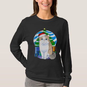 Camiseta Decado de Árvore de Natal de Papais noeis Exóticos