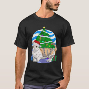 Camiseta Decado de Árvore de Natal para Papais noeis de Ga
