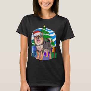 Camiseta Decado de Árvore de Natal para Papais noeis de Lap