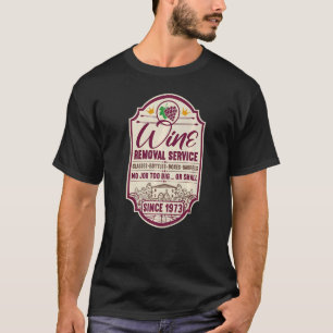 Camiseta Decantador de Vinho Etiqueta 49º Aniversário I Rem