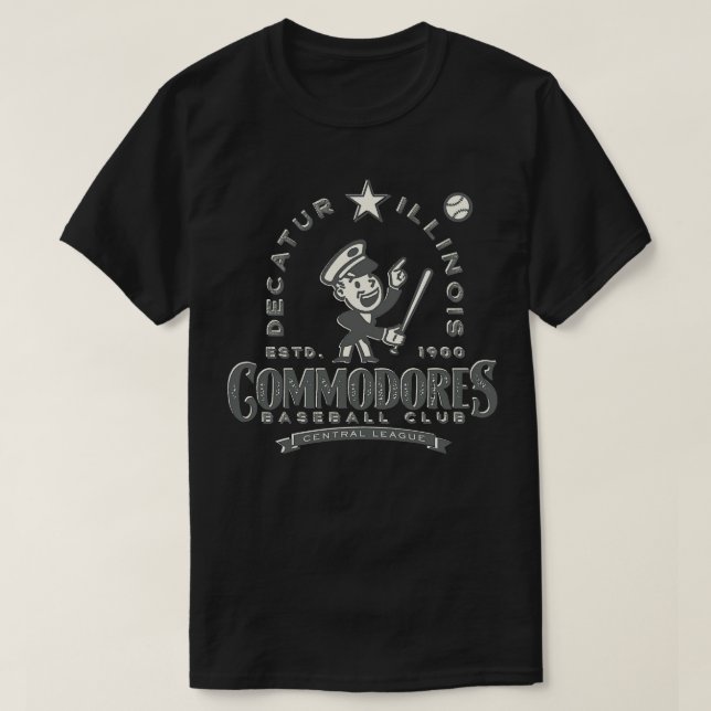 Camiseta Decatur Illinois Commodores (Frente do Design)