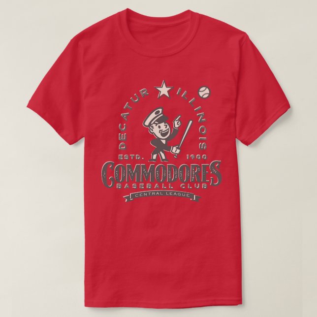 Camiseta Decatur Illinois Commodores (Frente do Design)