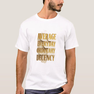 Camiseta Decência Média Diária Ordinária – Tipo de Papel Ra
