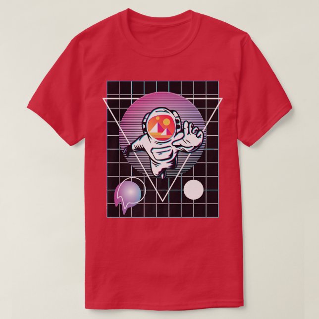 Camiseta Decentraland Astronaut  (Frente do Design)