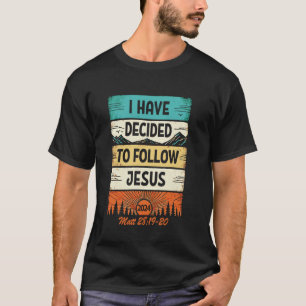 Camiseta Decidi Seguir O Cristo De Jesus 2024 Do Batismo