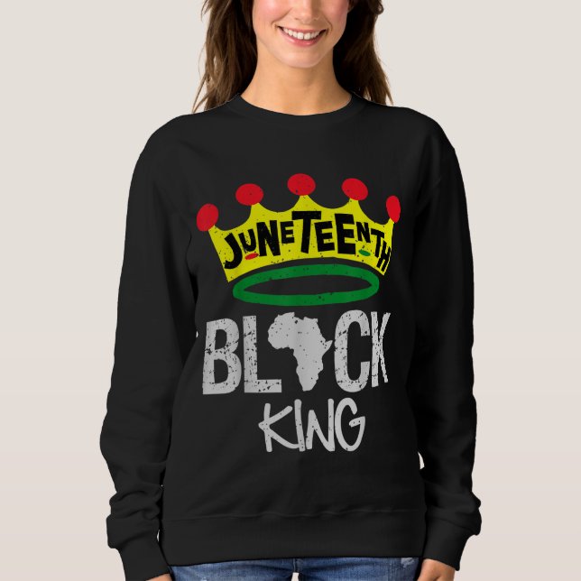 Camiseta Décima Época Negra Rei Poder Negro História Mo (Frente)