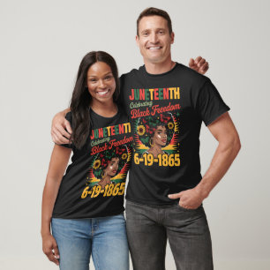 Camiseta Décima Junta Celebrando a Liberdade Negra História