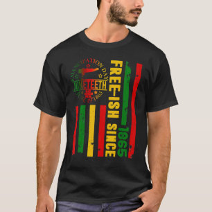 Camiseta Décima Junta Com Bandeira Pan-Africana Para Ish Li