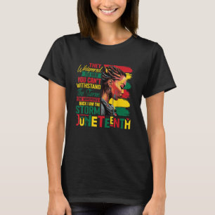 Camiseta Décima Junta de 1865 Bandeira Negra Africana Rainh