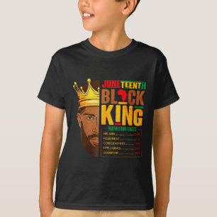 Camiseta Décima Junta de Black King Nutritional Facts Orgul