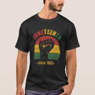 Camiseta Décima Junta Desde 1865 Com Bandeira Pan-Africana 