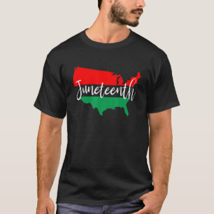 Camiseta Décima Junta dos Estados Unidos Mapa da Liberdade 