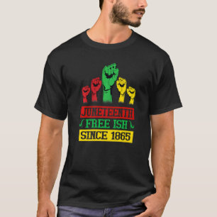 Camiseta Décima Junta Ish Livre Desde 1865 Afro-Americano F