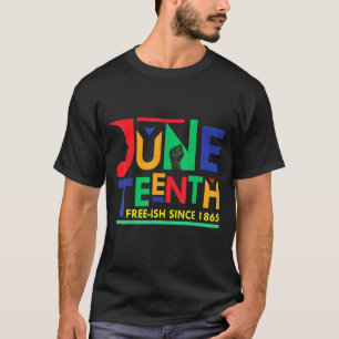Camiseta Décima Junta Livre Desde 1865 Melanin Ancesto