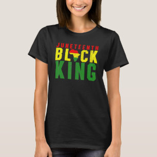 Camiseta Décima Junta Rei Negro Dia da Emancipação Melanina