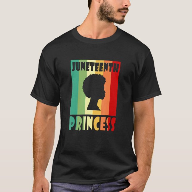 Camiseta Décima Princesa Africana Liberdade Negra (Frente)