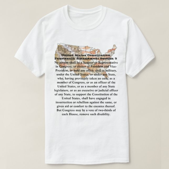 Camiseta Décima Quarta Alteração Seção 3 (Frente do Design)