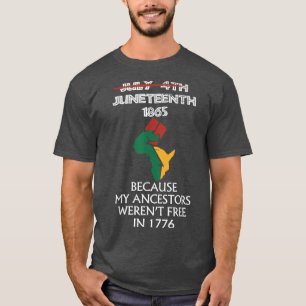 Camiseta Décima Sétima Ancestrais Black African American Fl