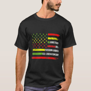 Camiseta Décima Sétima Bandeira Celebrando a História Negra