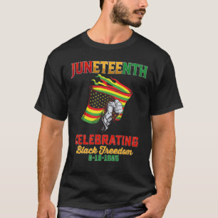 Camiseta Décima Sétima Celebração da Liberdade Negra 6 19 1