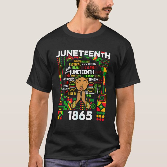 Camiseta Décima Sétima Celebrações Freedomd 1865 História N (Frente)