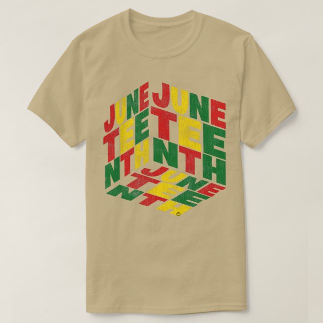 Camiseta Décima Sétima Geométrica Africana Inspirada (Frente do Design)