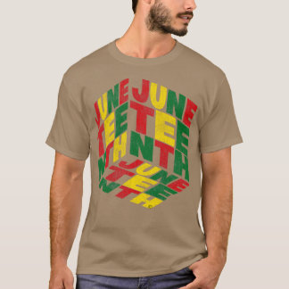 Camiseta Décima Sétima Geométrica Africana Inspirada