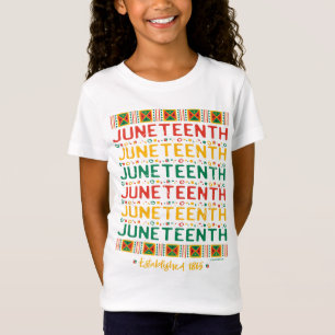 Camiseta Décima Sétima História Negra Africana Americana