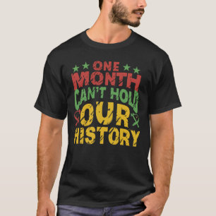 Camiseta Décima Sétima História Negra Mês Afro-Americano