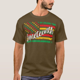 Camiseta Décima Sétima Horizontal EUA Bandeira Negra Americ