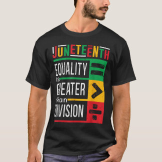 Camiseta Décima Sétima Igualdade É Maior Que Divisão