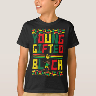 Camiseta Décima Sétima Jovem dotado de Africano Dab Toddler