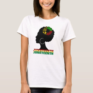 Camiseta Décima Sétima Liberdade Negra Africana de Girassol