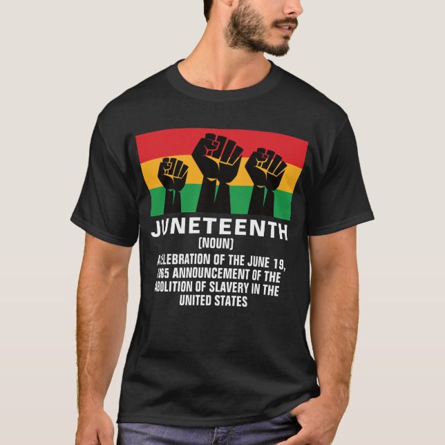 Camiseta Décima Sétima Liberdade Negra do Orgulho Africano  (Frente)