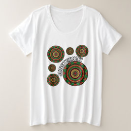 Camiseta Décima sexta mandala padrões tradicionais africano