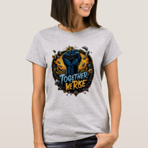 Camiseta Décimo círculo emblema com braço interbloqueado