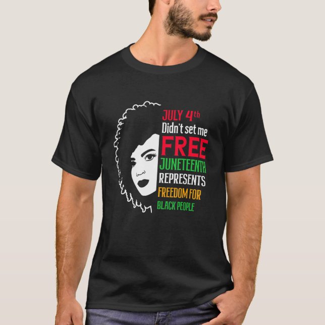 Camiseta Décimo de Junho é o Dia da Independência História  (Frente)