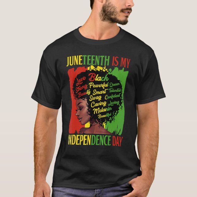 Camiseta Décimo De Junho É O Dia Da Independência Mulheres  (Frente)