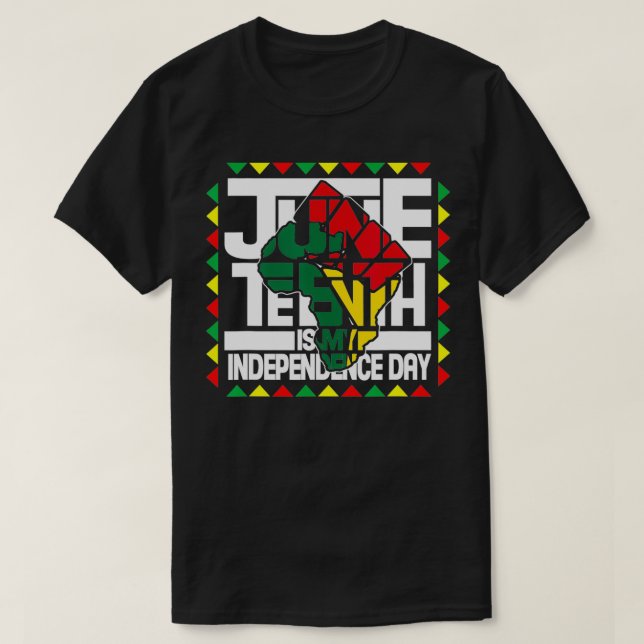 Camiseta Décimo De Junho É O Meu Mapa Da Independência Do P (Frente do Design)
