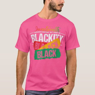 Camiseta Décimo de Junho Eu sou Negro Todos os dias Mas hoj