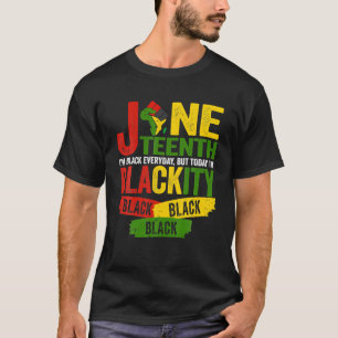 Camiseta Décimo de Junho Eu sou Negro Todos os dias Mas hoj