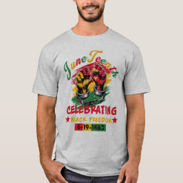 Camiseta Décimo Junho, Celebrando a Liberdade Negra