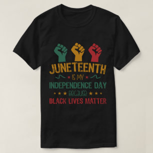 Camiseta Décimo Junho é o Dia da Independência Afro-America