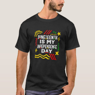 Camiseta Décimo Junho é o Dia da Independência Afro-America