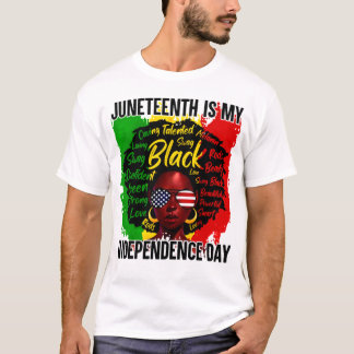 Camiseta Décimo Junho é o Dia da Independência Afro-America