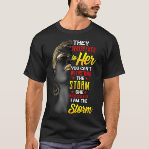 Camiseta Décimo Junho Eu Sou A Tempestade Mulheres Negras H