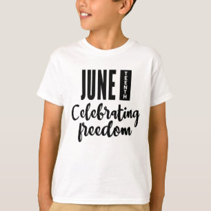 Camiseta Décimo Junho, Liberdade da Afro-Americana.