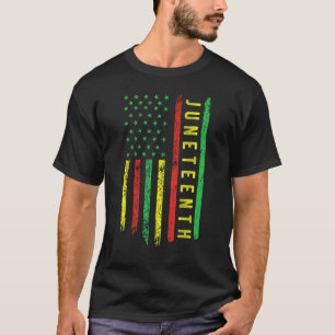 Camiseta Décimo Junho Na Bandeira Da História Negra