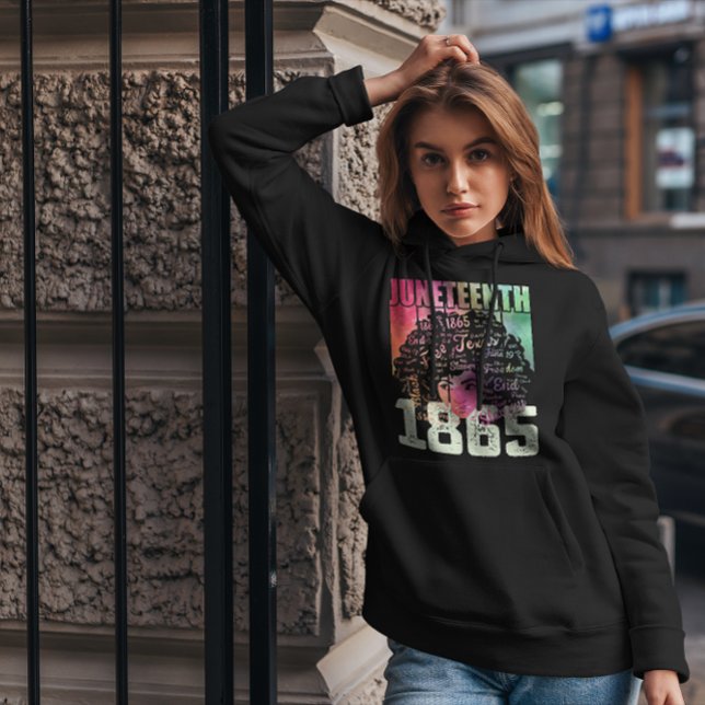 Camiseta Décimo Junto 1865 Liberdade Negra Africana-America (Criador carregado)