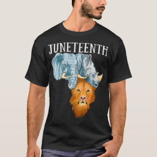 Camiseta Décimo-Junto Mapa Africano Orgulho da Liberdade Ne